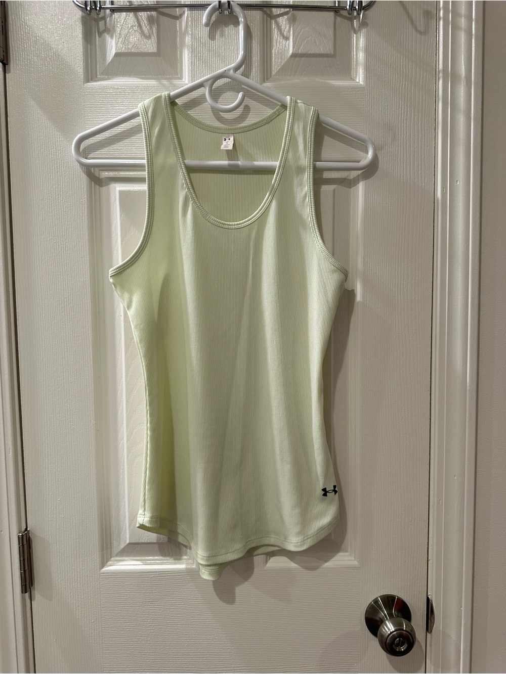 LG Light Green Ribbed Tank Top